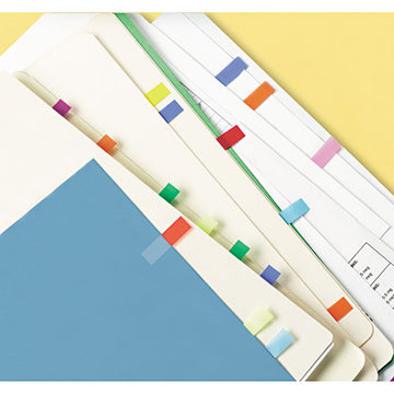 Post-it® Flags Small Page Flags In Dispensers, 0.5" X 1.75", Assorted Primary, 35-color, 4 Dispensers-pack freeshipping - TVN Wholesale